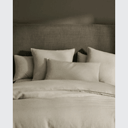 Ravello Linen Fitted Sheet - Sage  | Weave Home Bed Linen gallery detail image