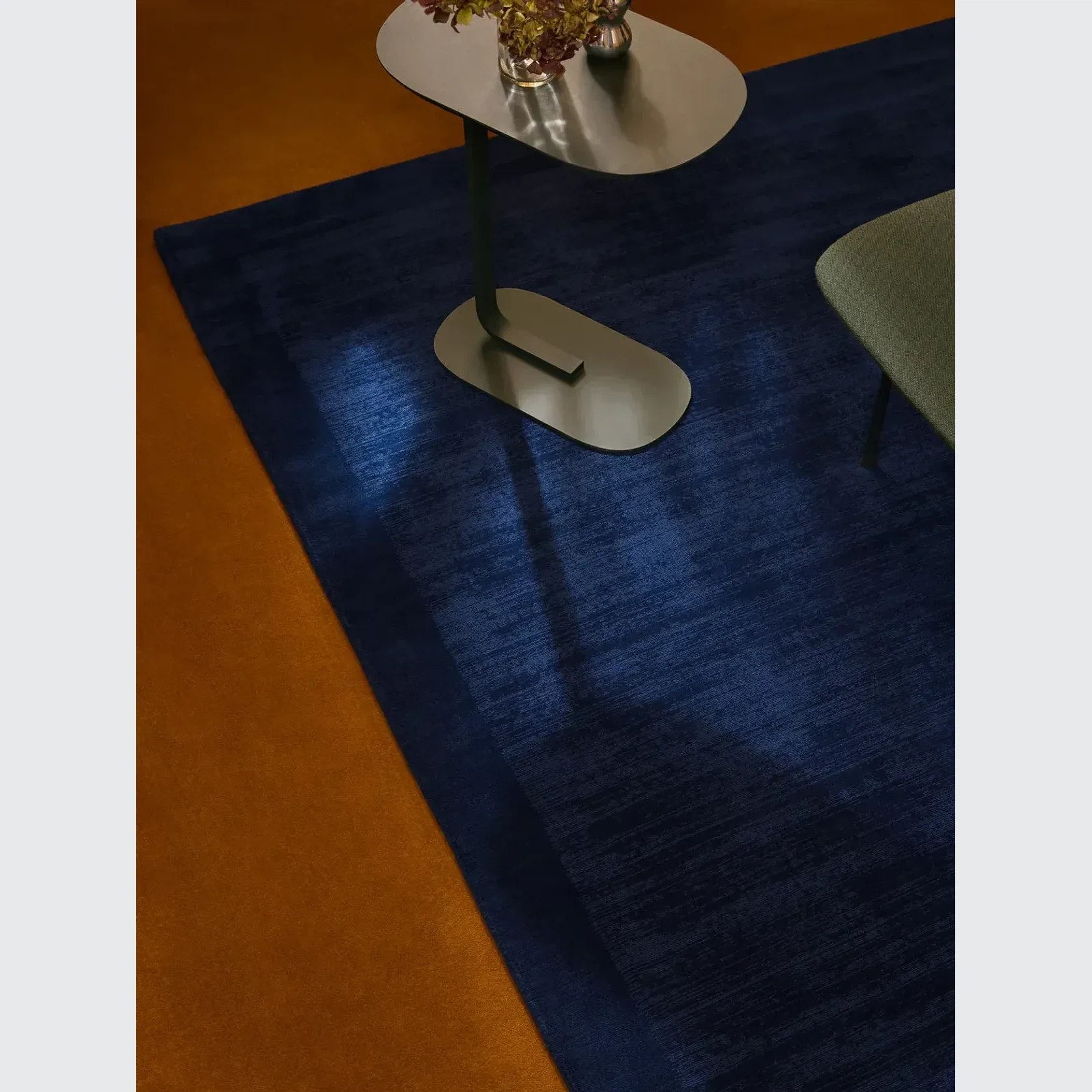 Tribe Home Tait Rug - Electric Navy | 100% NZ Wool gallery detail image