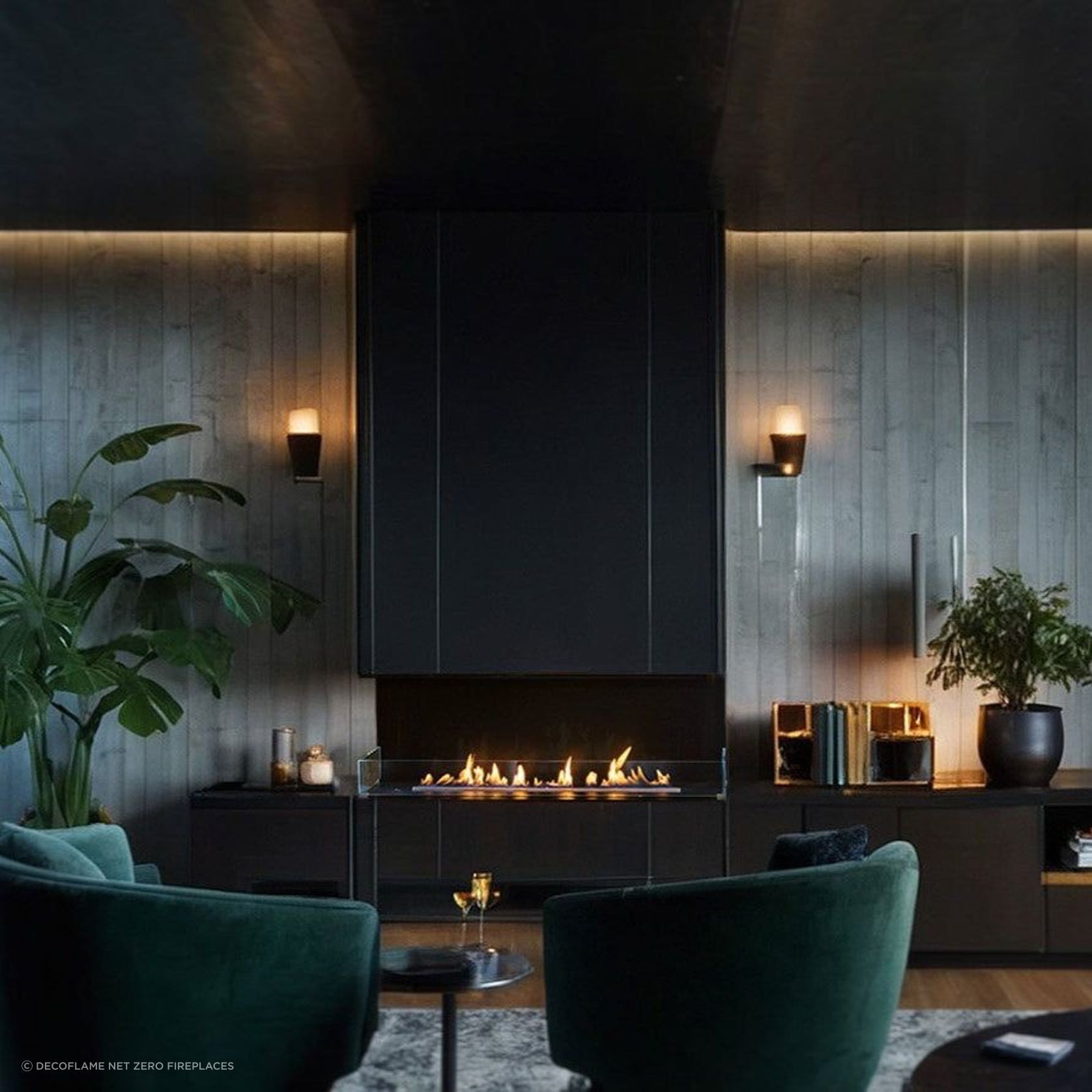 Decoflame BEV Net Zero F6 Fireplace Insert 20.5hr Burn gallery detail image