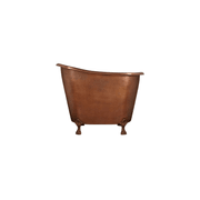 The Copper Bath Tub - Ahlia Hammered Slipper Clawfoot 1220mm -CB5050-D49 gallery detail image