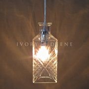 Wine Decanter Glass Pendant Light - Brandy gallery detail image