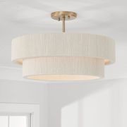 Timmering 4 Light Pendant - Small in Matte Brass gallery detail image