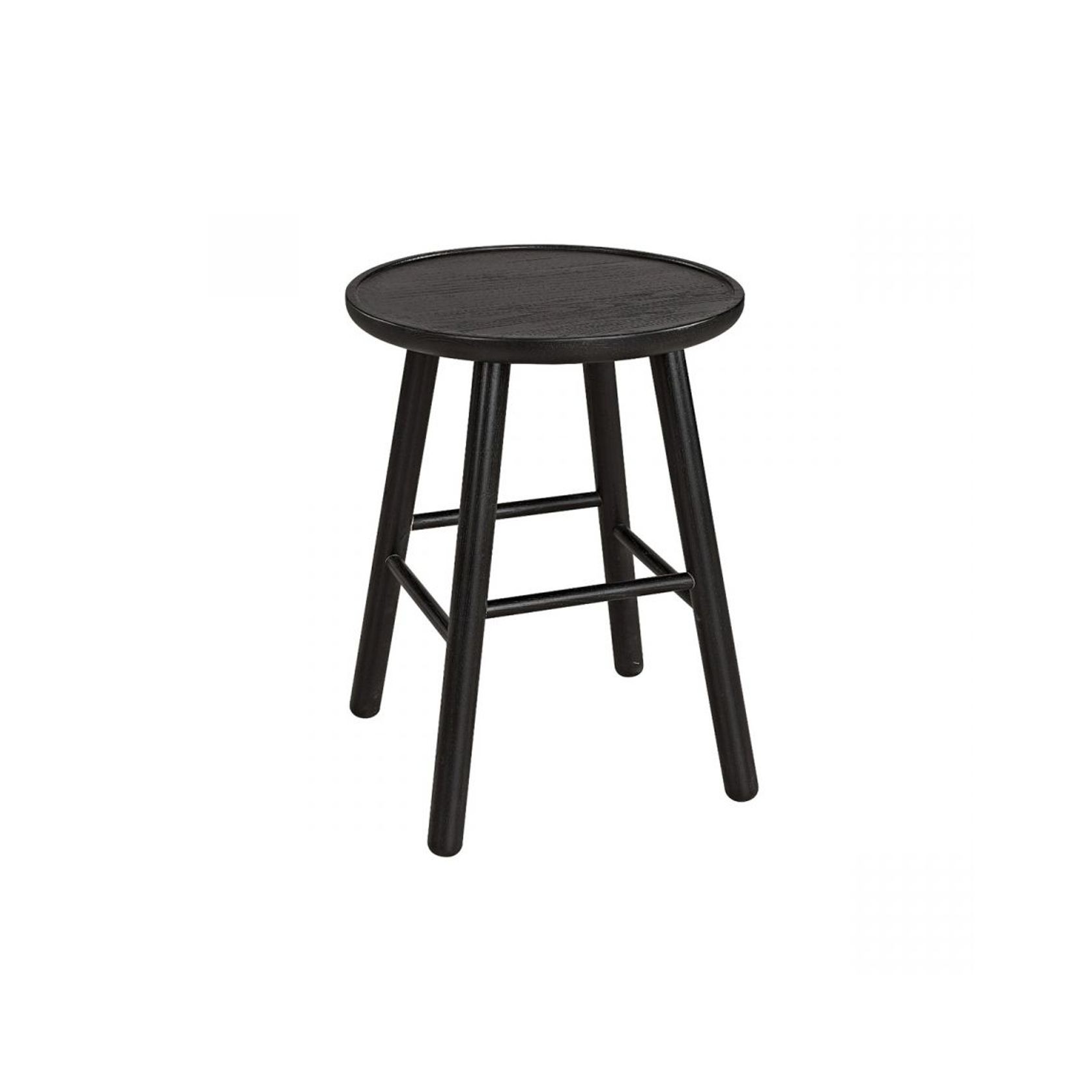 Zigzag Stool Ash Black gallery detail image