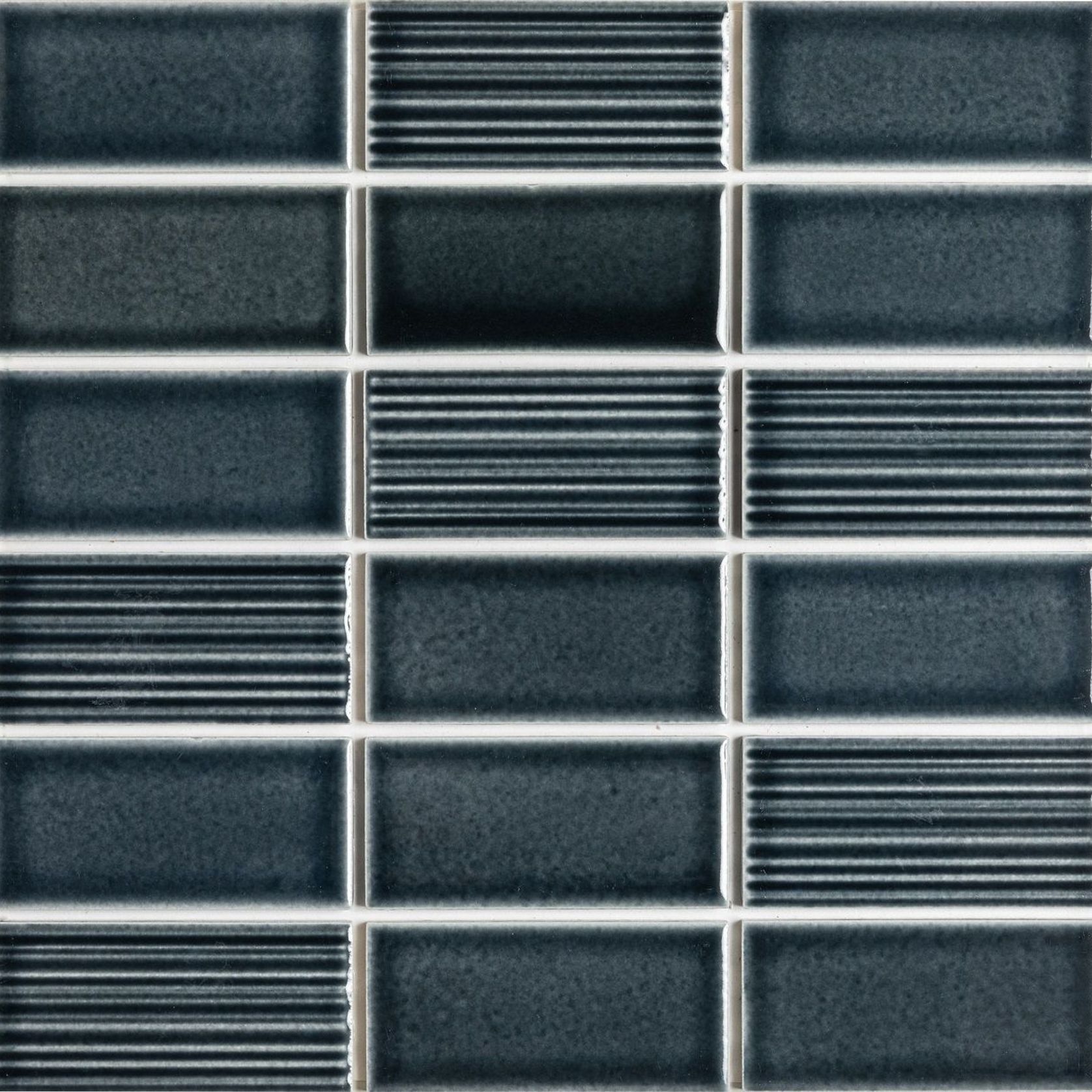 Nagara Dark Blue Mosaic Tile gallery detail image