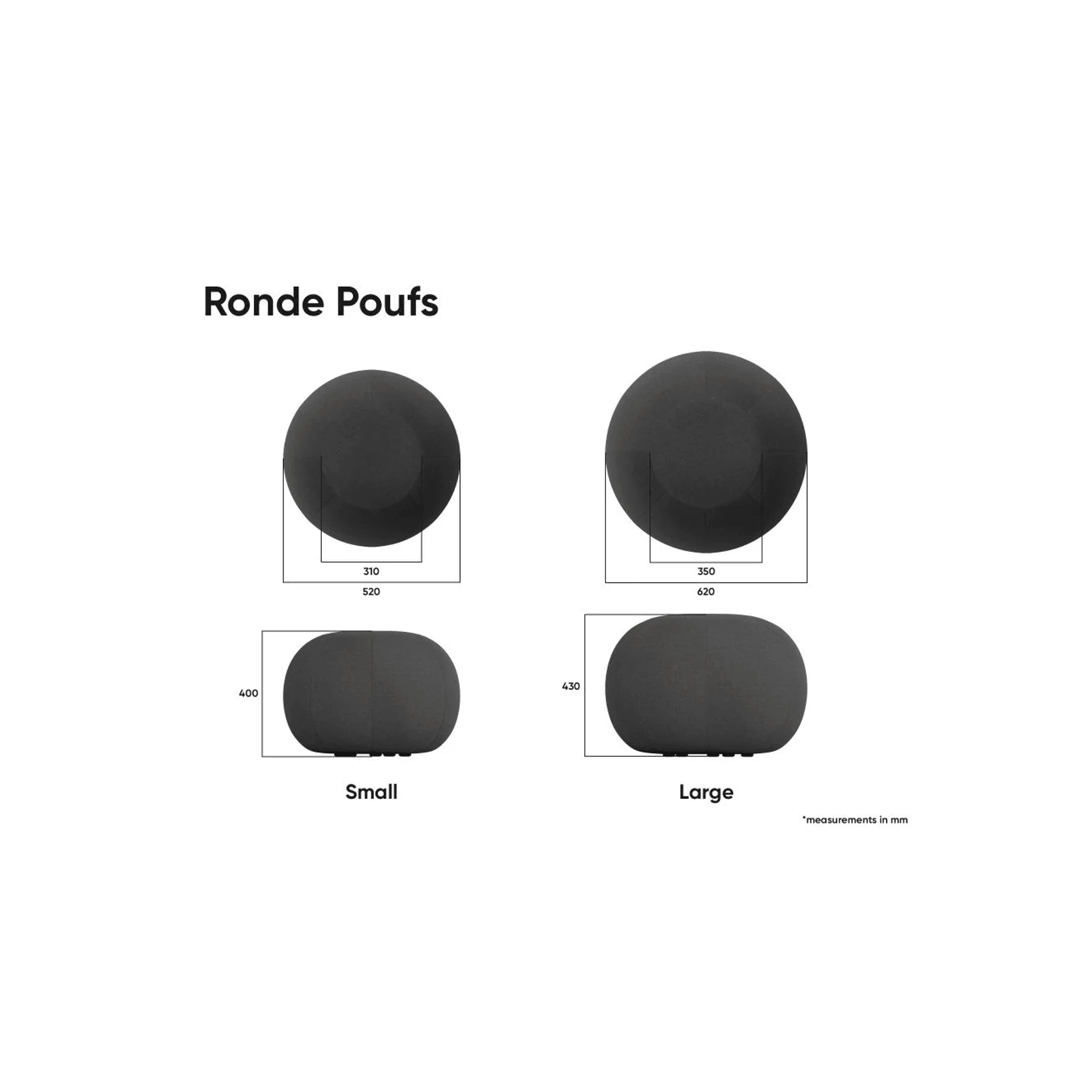 Small Ronde Pouf by Level gallery detail image