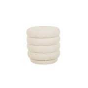 Kennedy Ribbed Small Round Ottoman gallery detail image