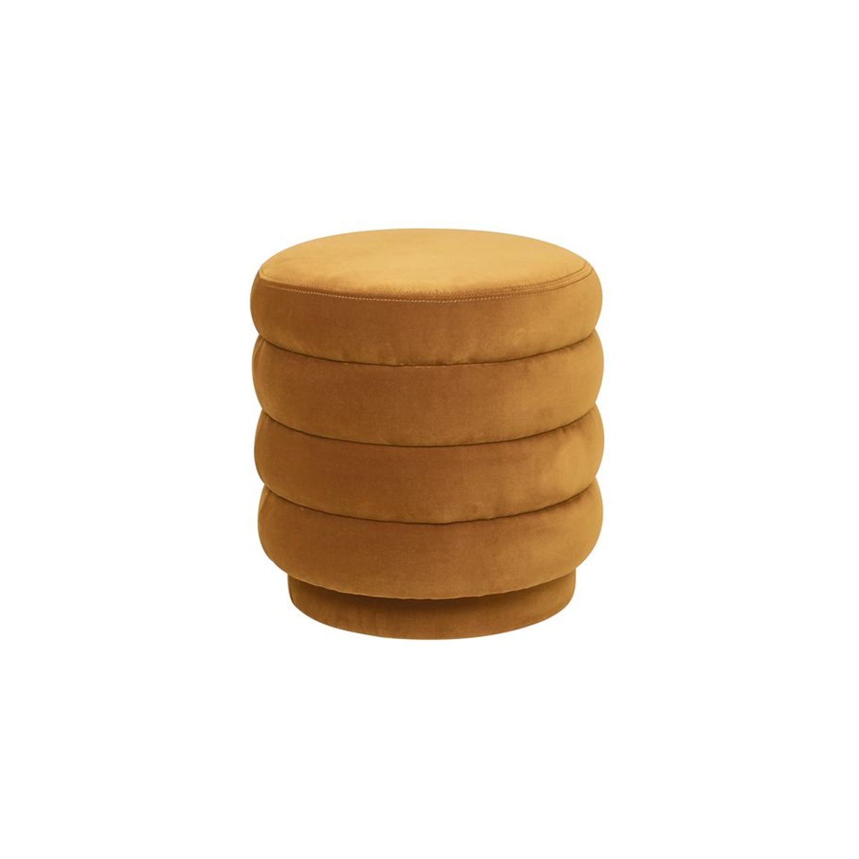 Kennedy Ribbed Small Round Ottoman gallery detail image