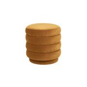 Kennedy Ribbed Small Round Ottoman gallery detail image