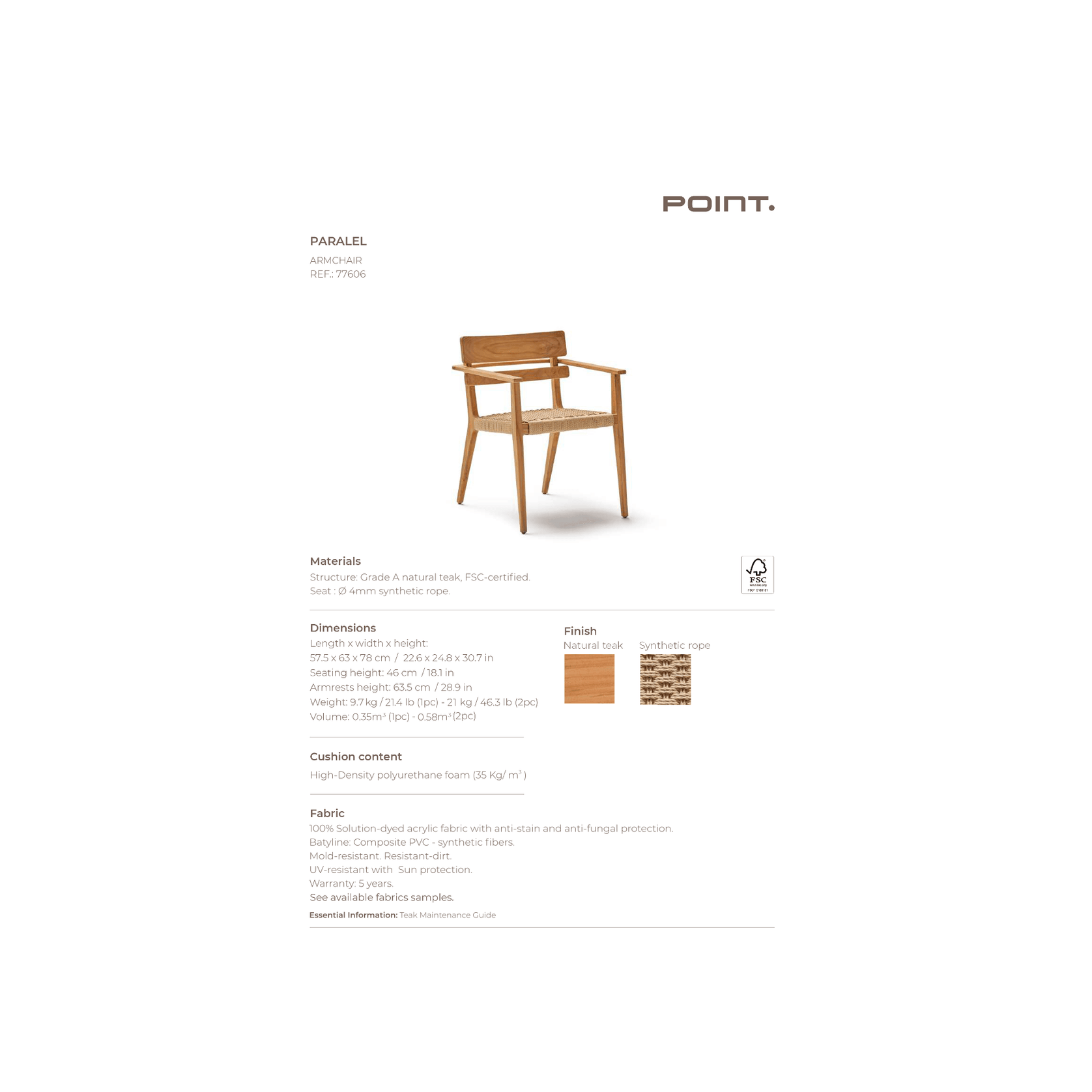 Paralel Outdoor Dining Chair gallery detail image
