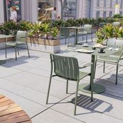 Roku Outdoor Arm Chair in Matt Eucalyptus Green gallery detail image