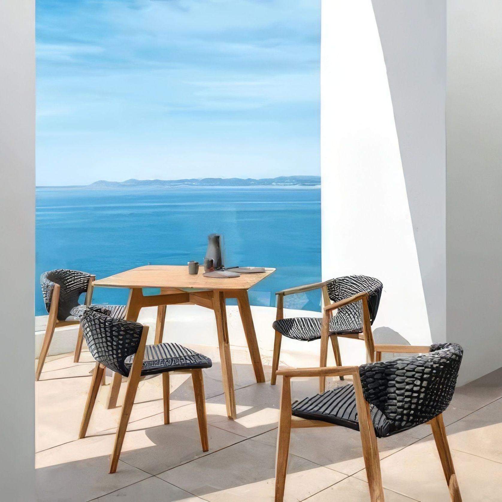 ETHIMO KNIT Dining Armchair gallery detail image