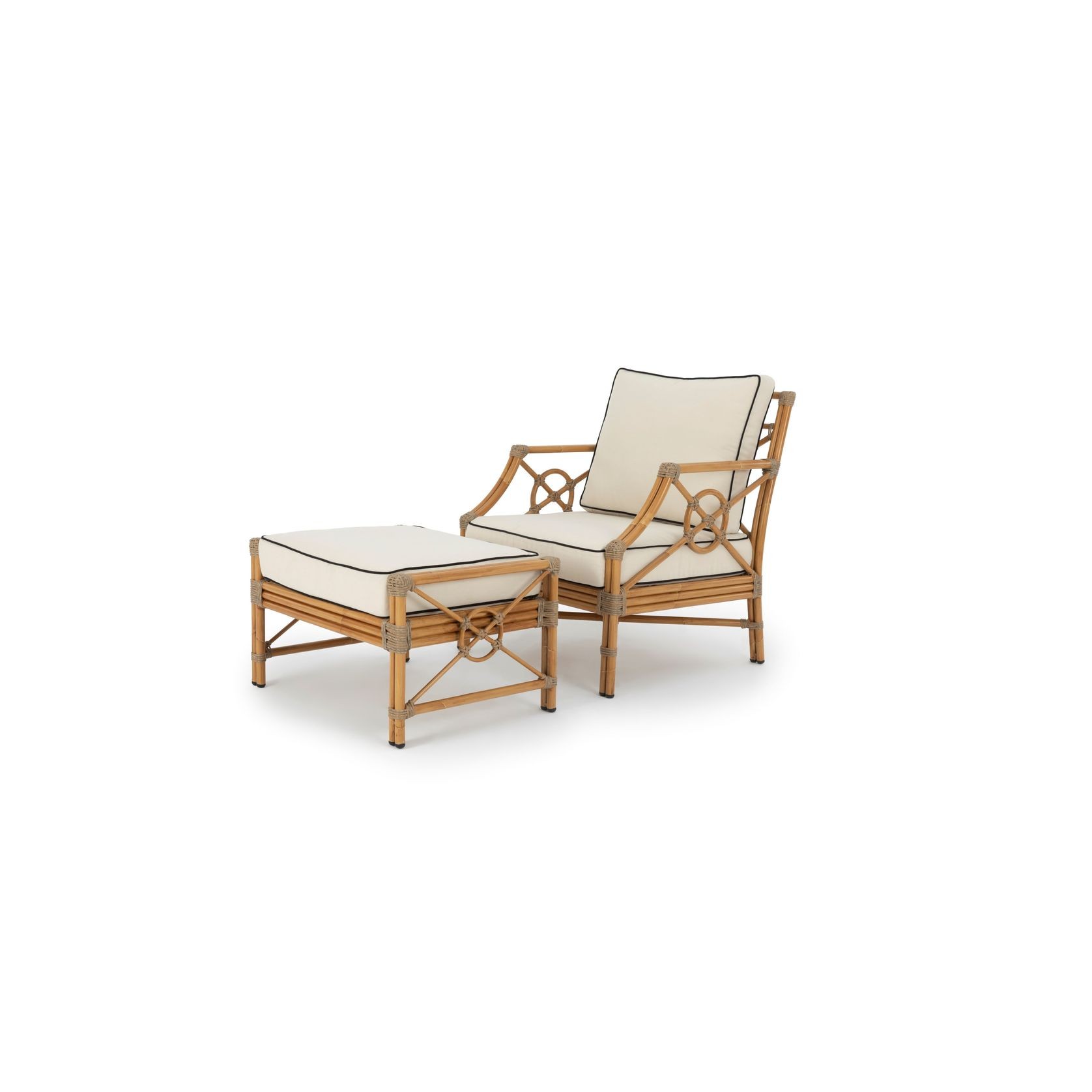 Orient Outdoor Armchair and Ottoman gallery detail image