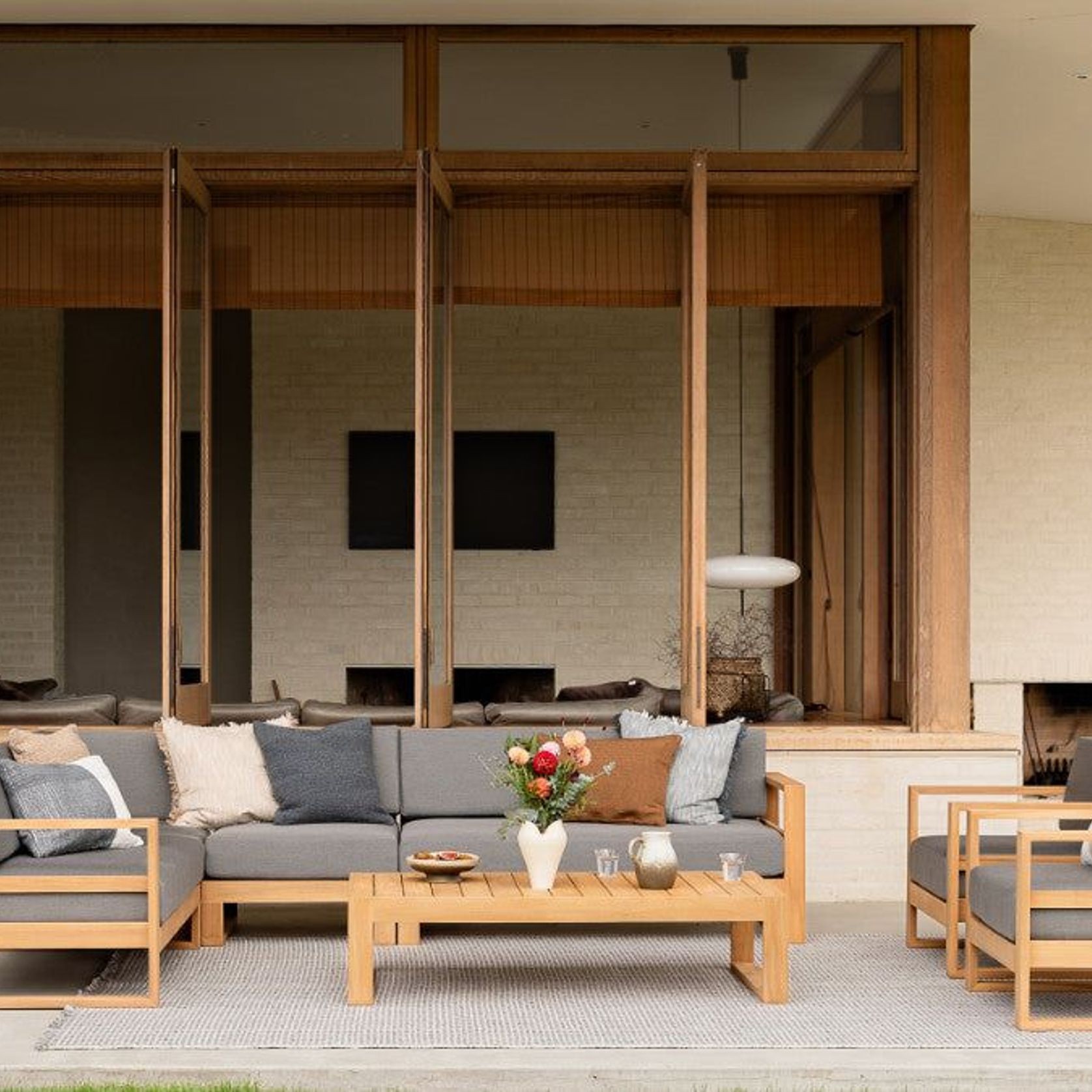 Tasman Teak Corner Section gallery detail image