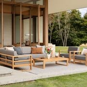 Tasman Teak Single Sofa gallery detail image