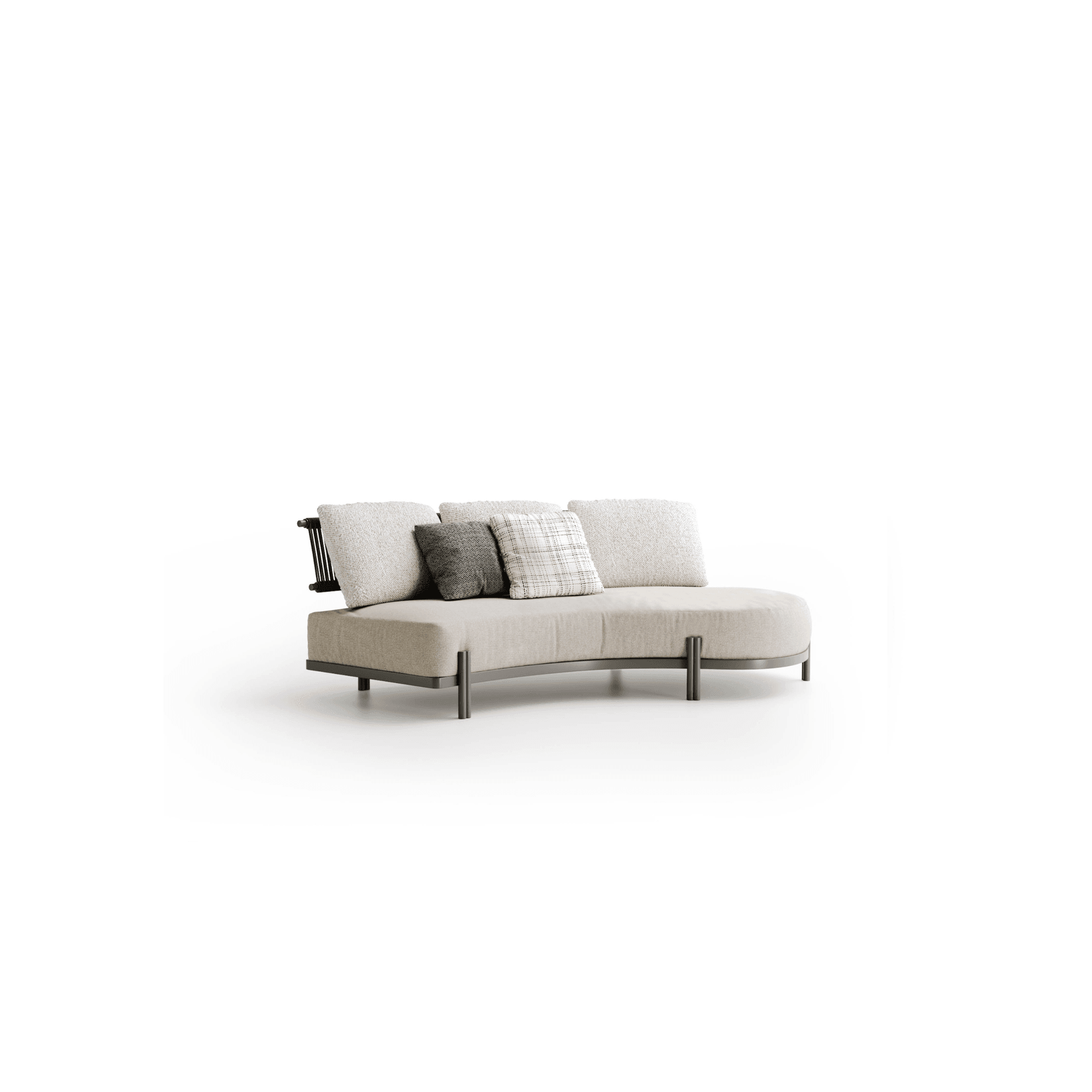 Loto Curved Modular Outdoor Sofa by Atmosphera gallery detail image