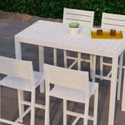 Halki Table - Outdoor - High Bar - 125cm x 65cm - White gallery detail image