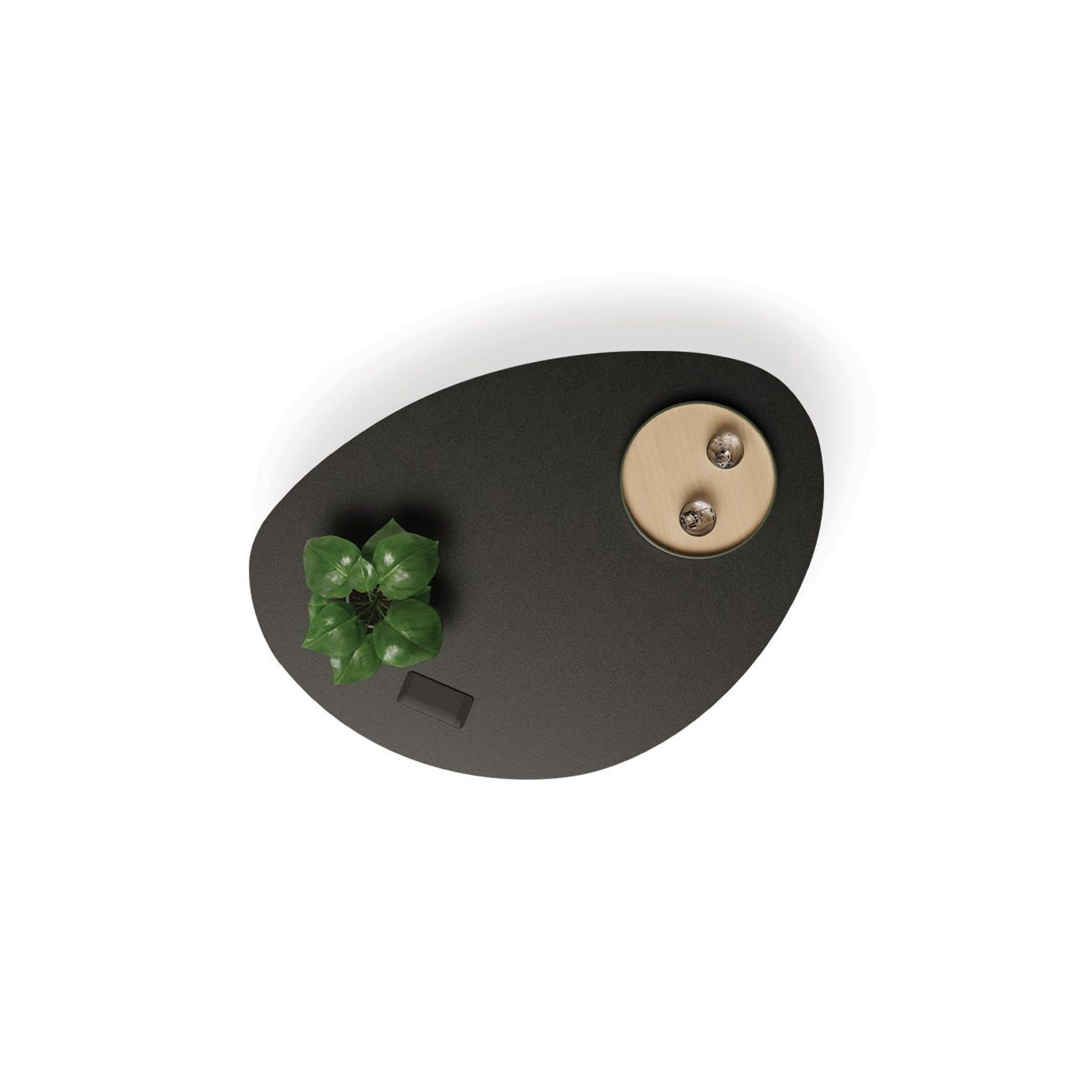 Cetara Coffee Table - Black - Large gallery detail image