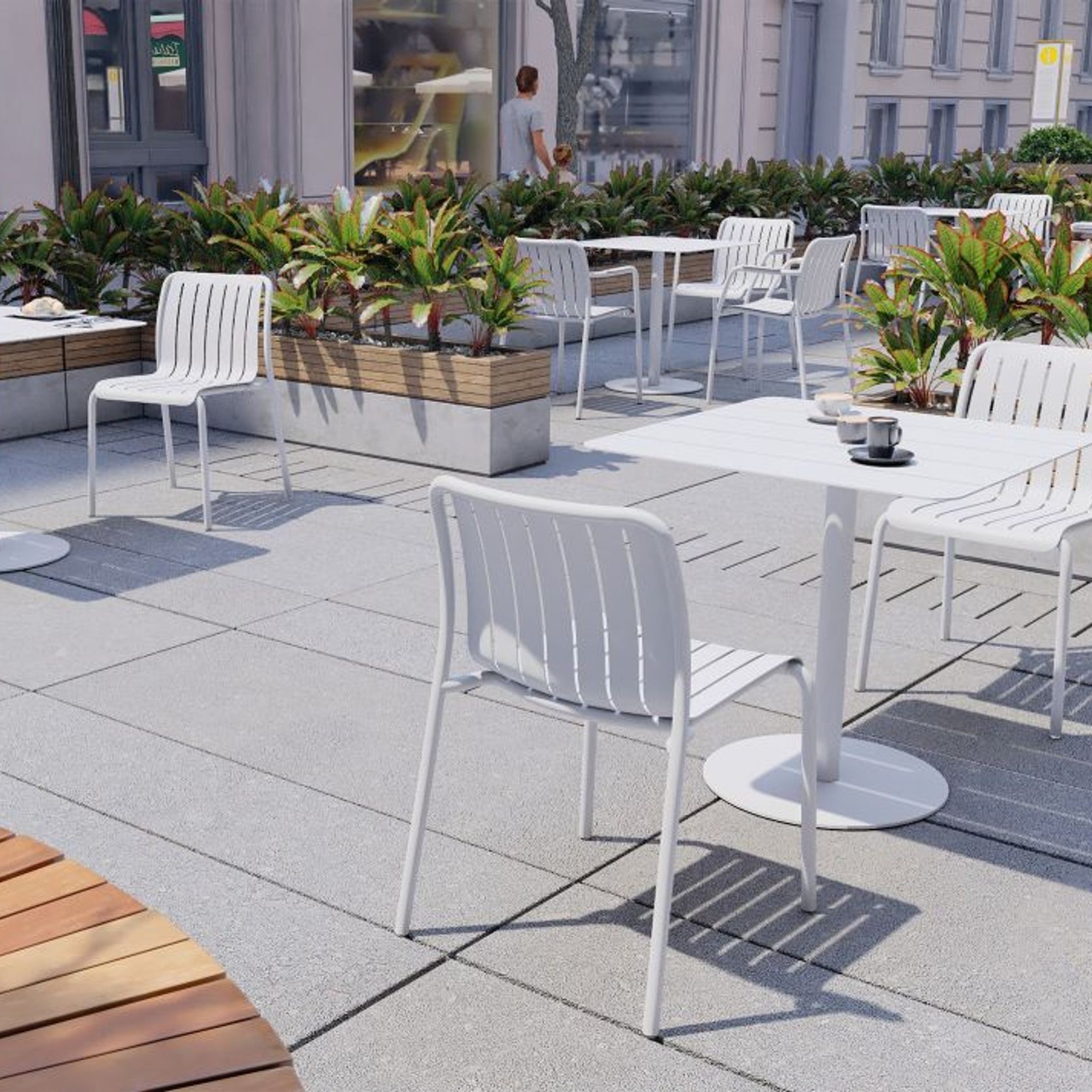 Roku Cafe Table - Outdoor gallery detail image
