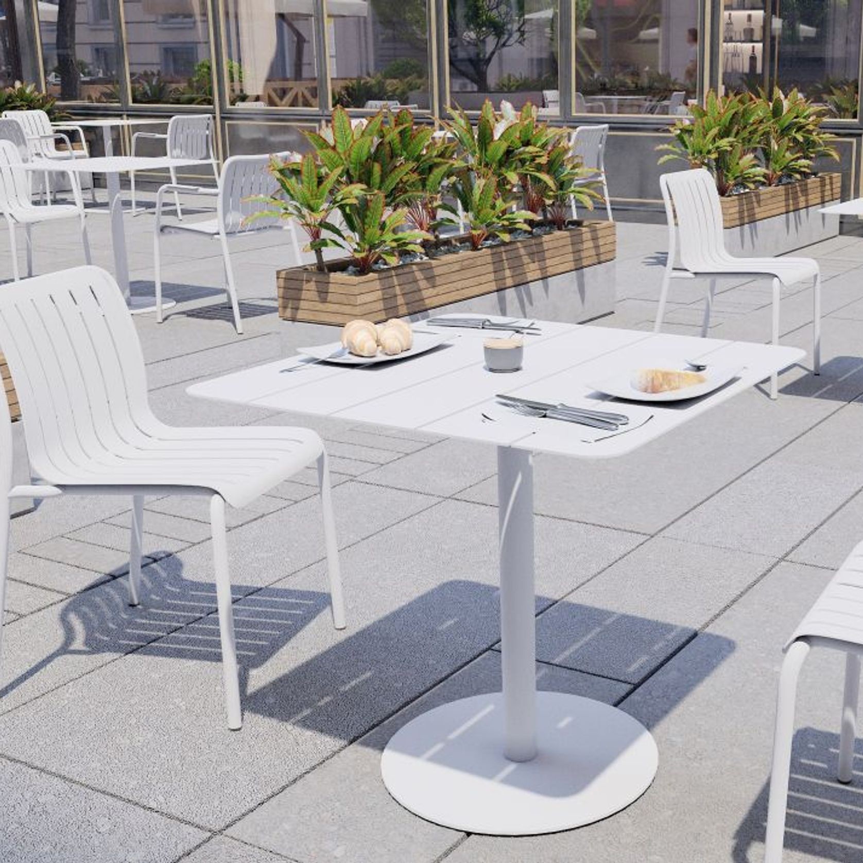 Roku Cafe Table - Outdoor gallery detail image