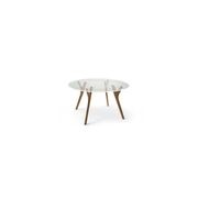Plexiwood Outdoor Round Dining Table gallery detail image