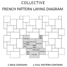12mm Ivory Travertine French Pattern gallery detail image