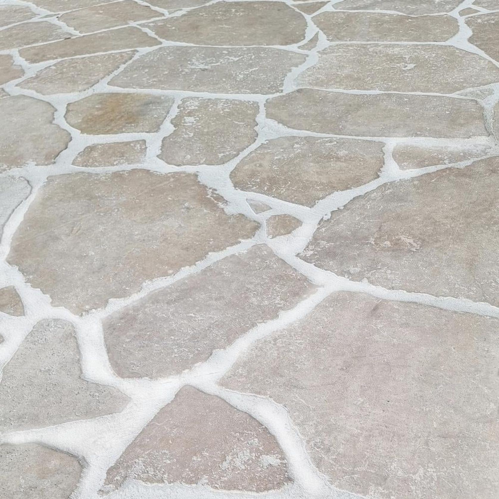 30mm Whitehaven Linen Crazy Paving gallery detail image