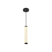 Charm Acrylic Fluted Pendant Light gallery detail image