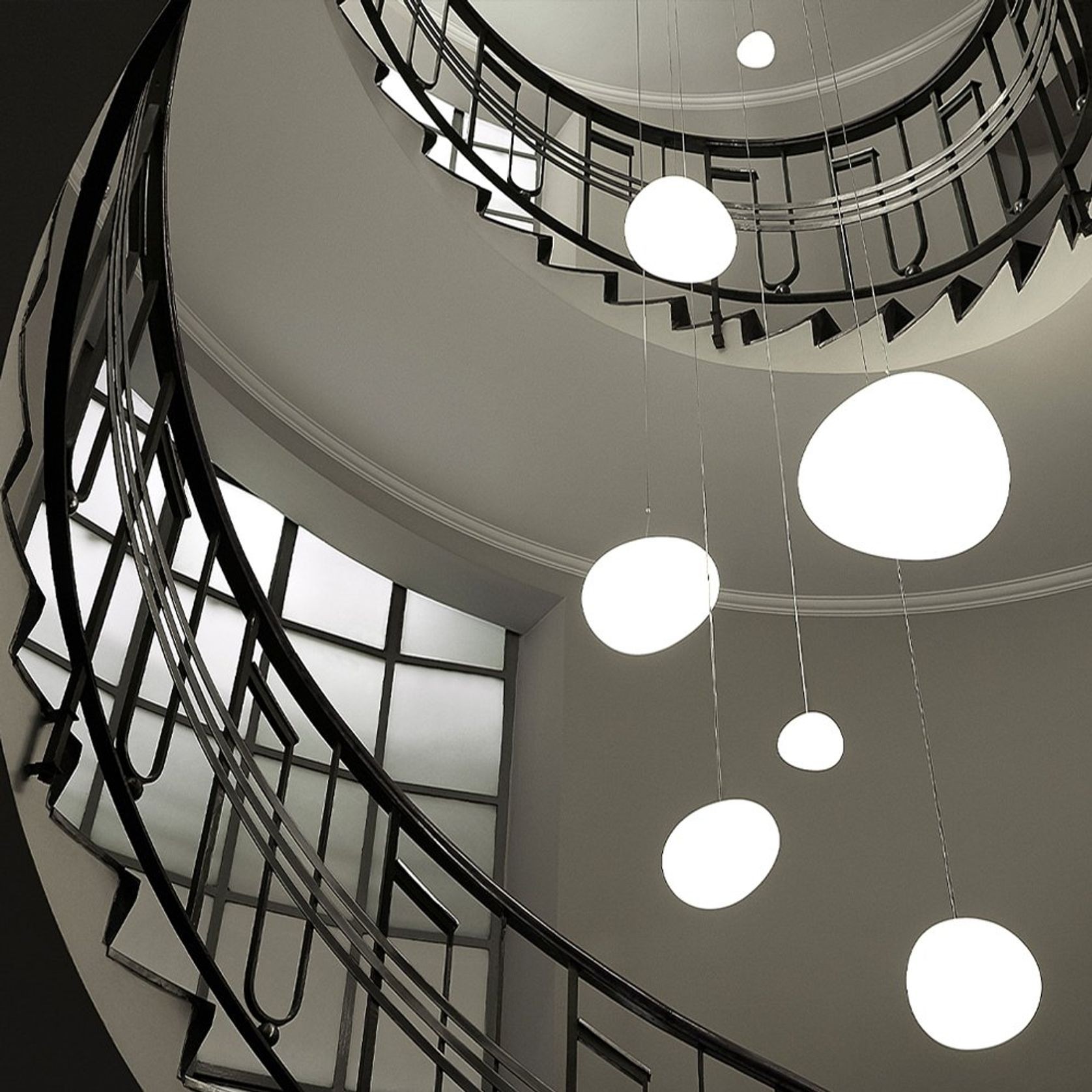 Gregg Media Suspension Lamp - Glass gallery detail image