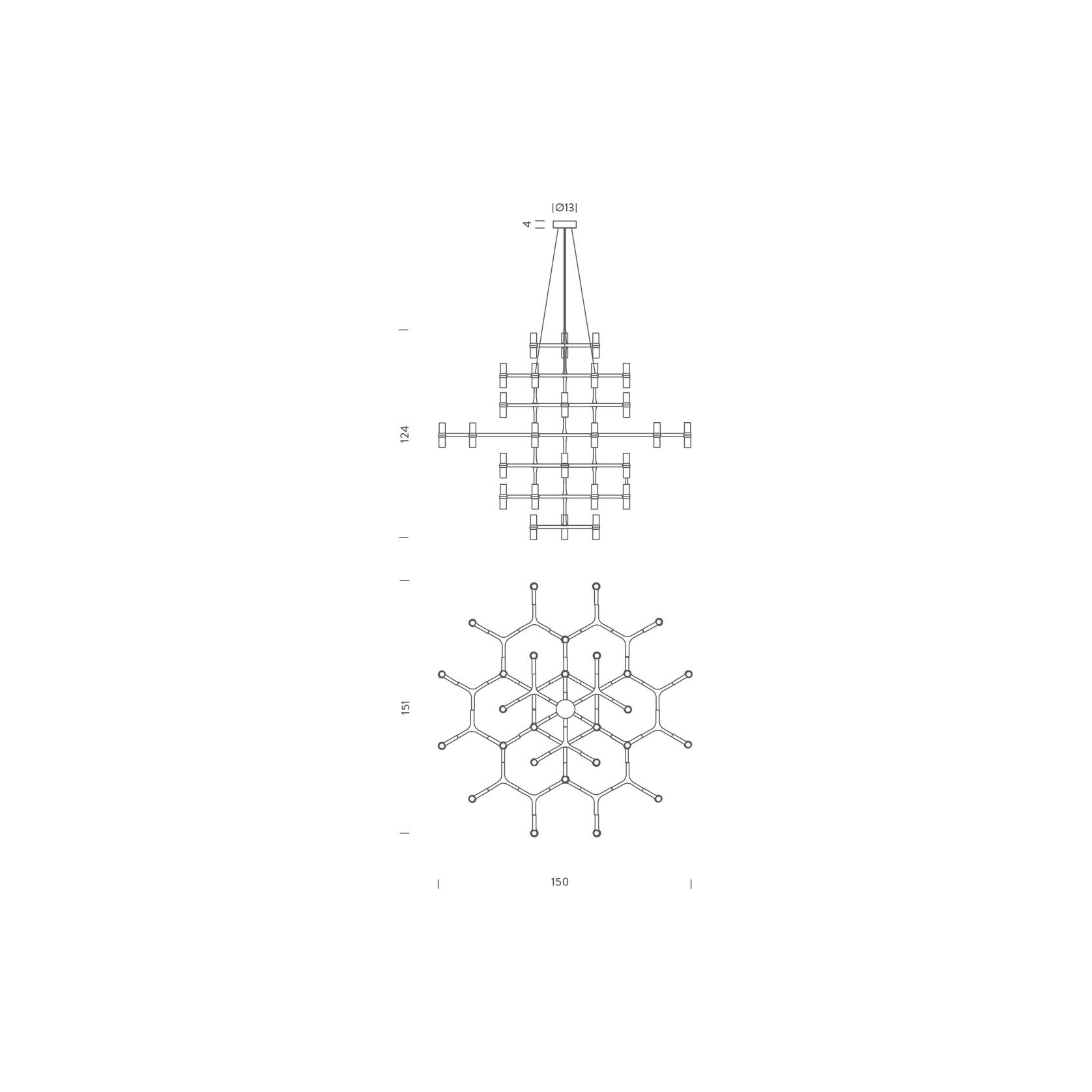 Crown Magnum Pendant Light gallery detail image