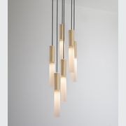 Flume Alabaster 6lt Pendant Light gallery detail image
