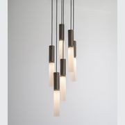 Flume Alabaster 6lt Pendant Light gallery detail image