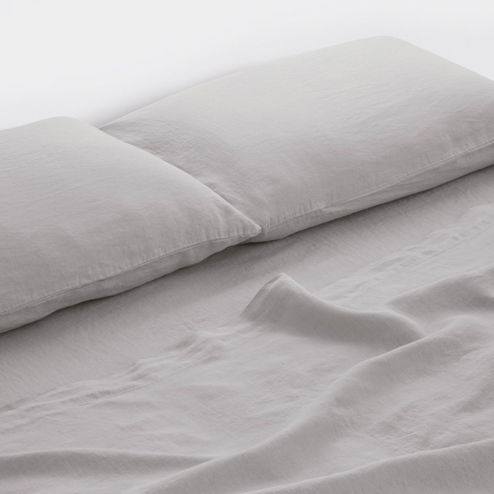 Belgian Linen Tailored Pillow Cases (with flange) gallery detail image
