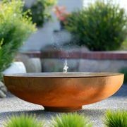 The Deep Bowl Corten Water Feature 1200 gallery detail image