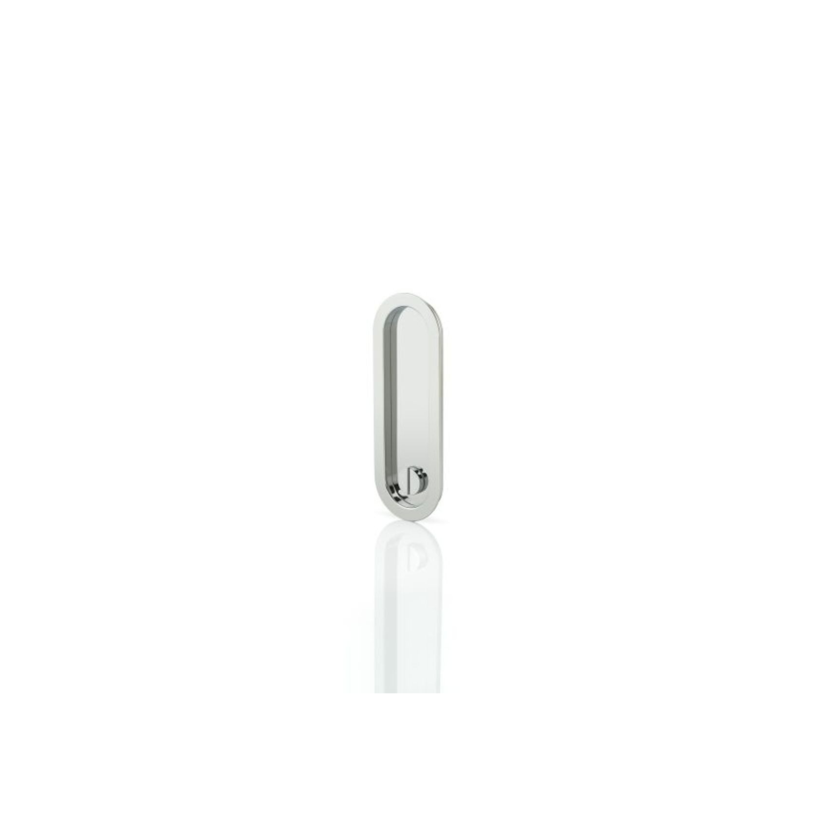 Joseph Giles - Maurice Low Profile Oval Recessed Pull With Privacy Turn/Release gallery detail image