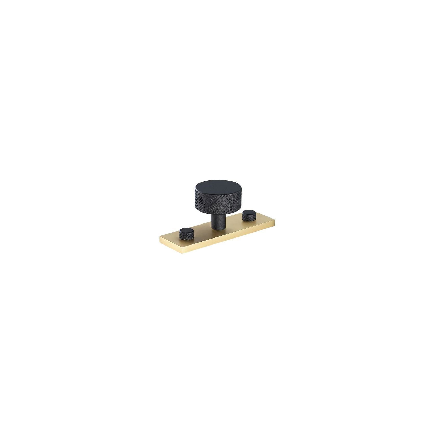 Armac Martin - Mix1 Diamond Knurled Knob w Back Plate gallery detail image