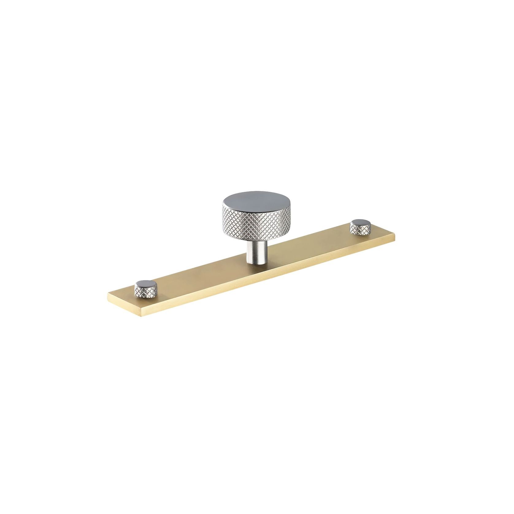 Armac Martin - Mix1 Diamond Knurled Knob w Back Plate gallery detail image