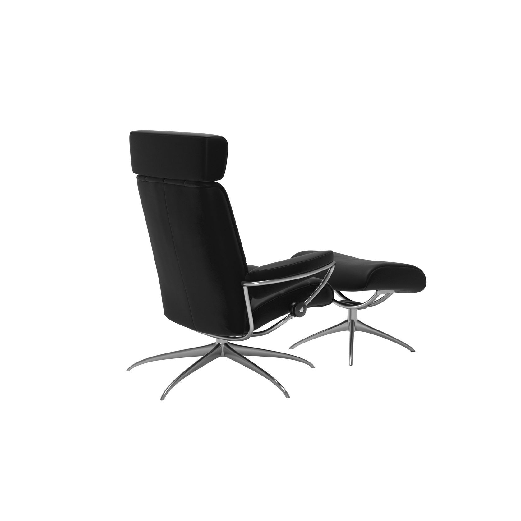 Stressless® London Star Recliner w/ Adjustable Headrest gallery detail image