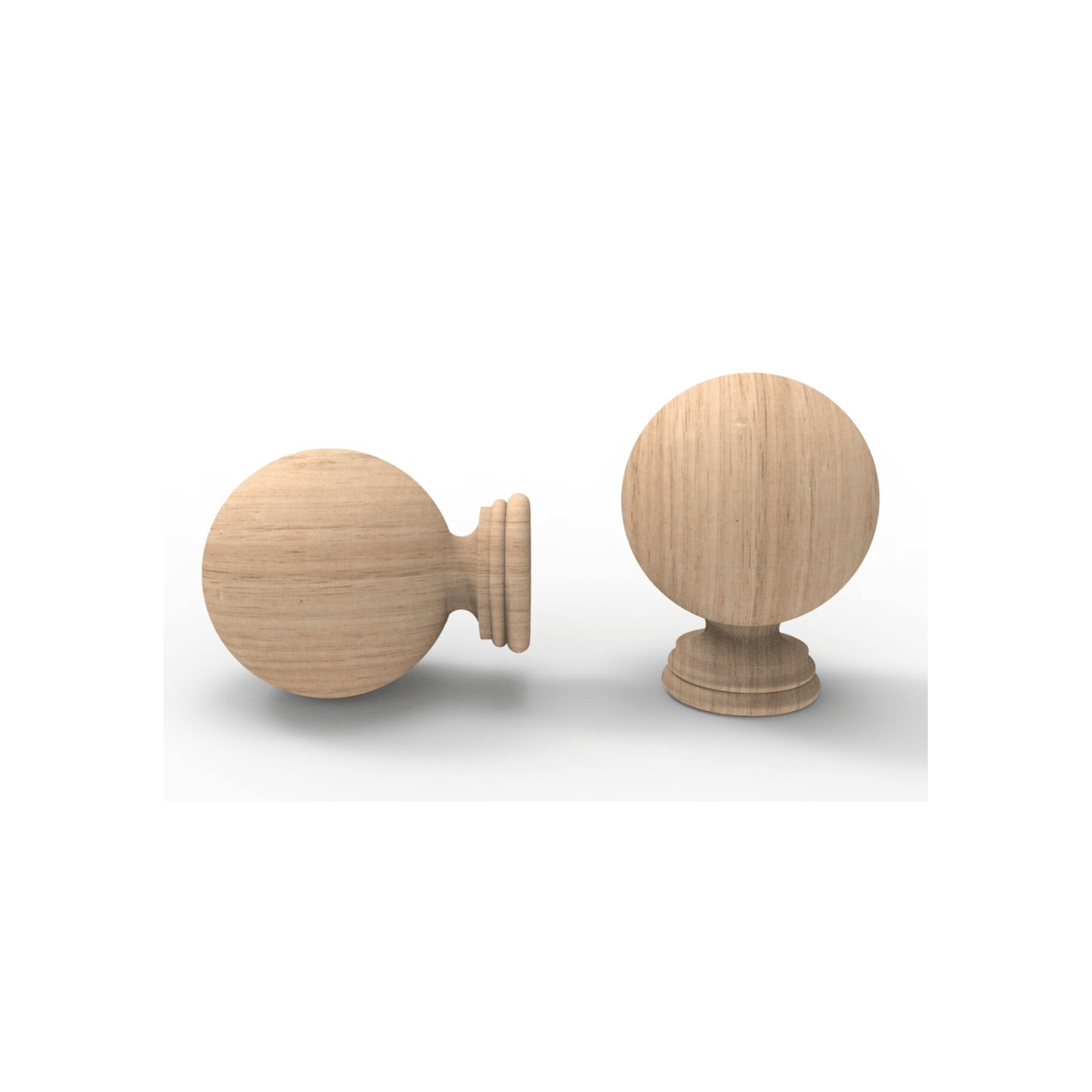 Large Ball - Curtain Rod Finial gallery detail image