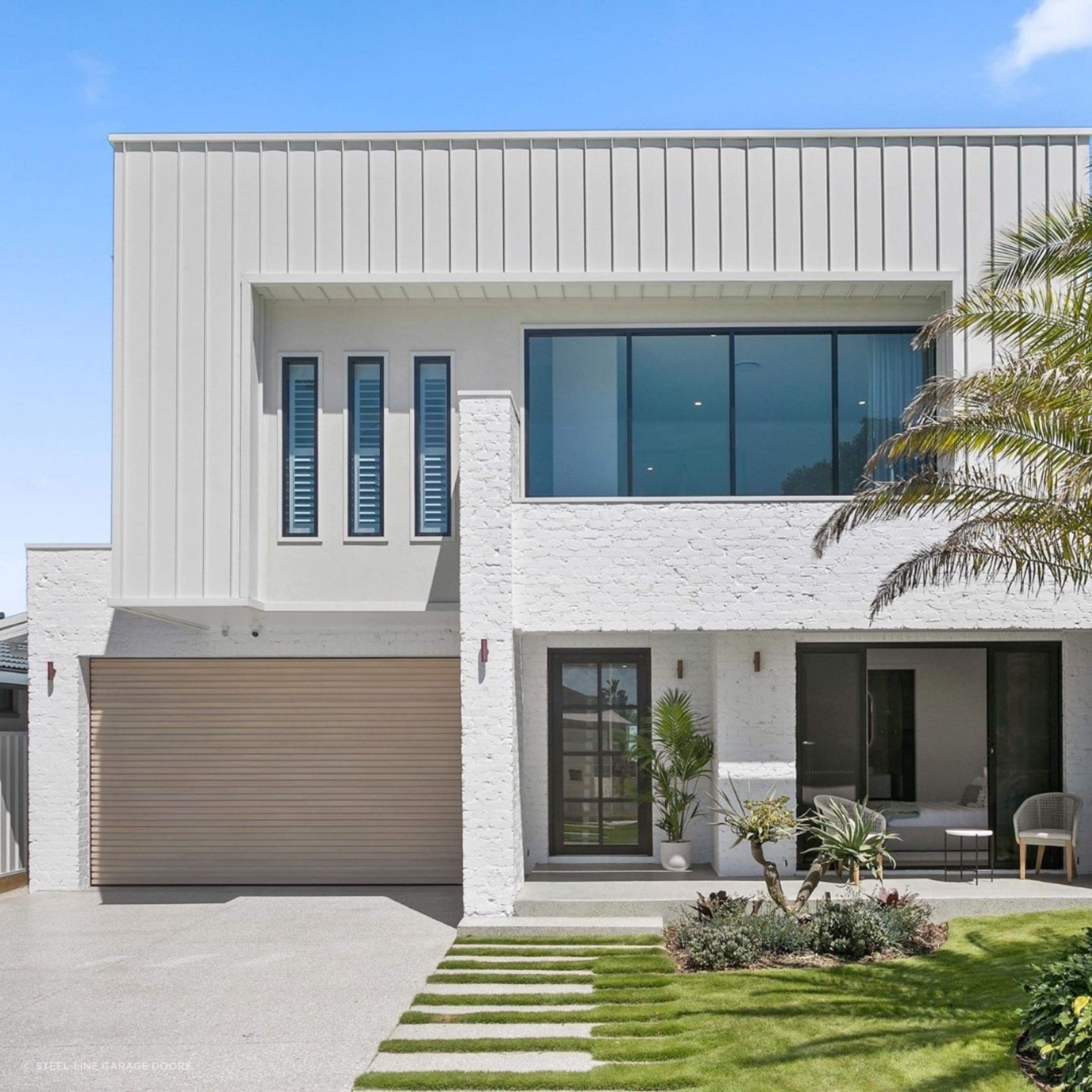 Batten Sectional Garage Door gallery detail image