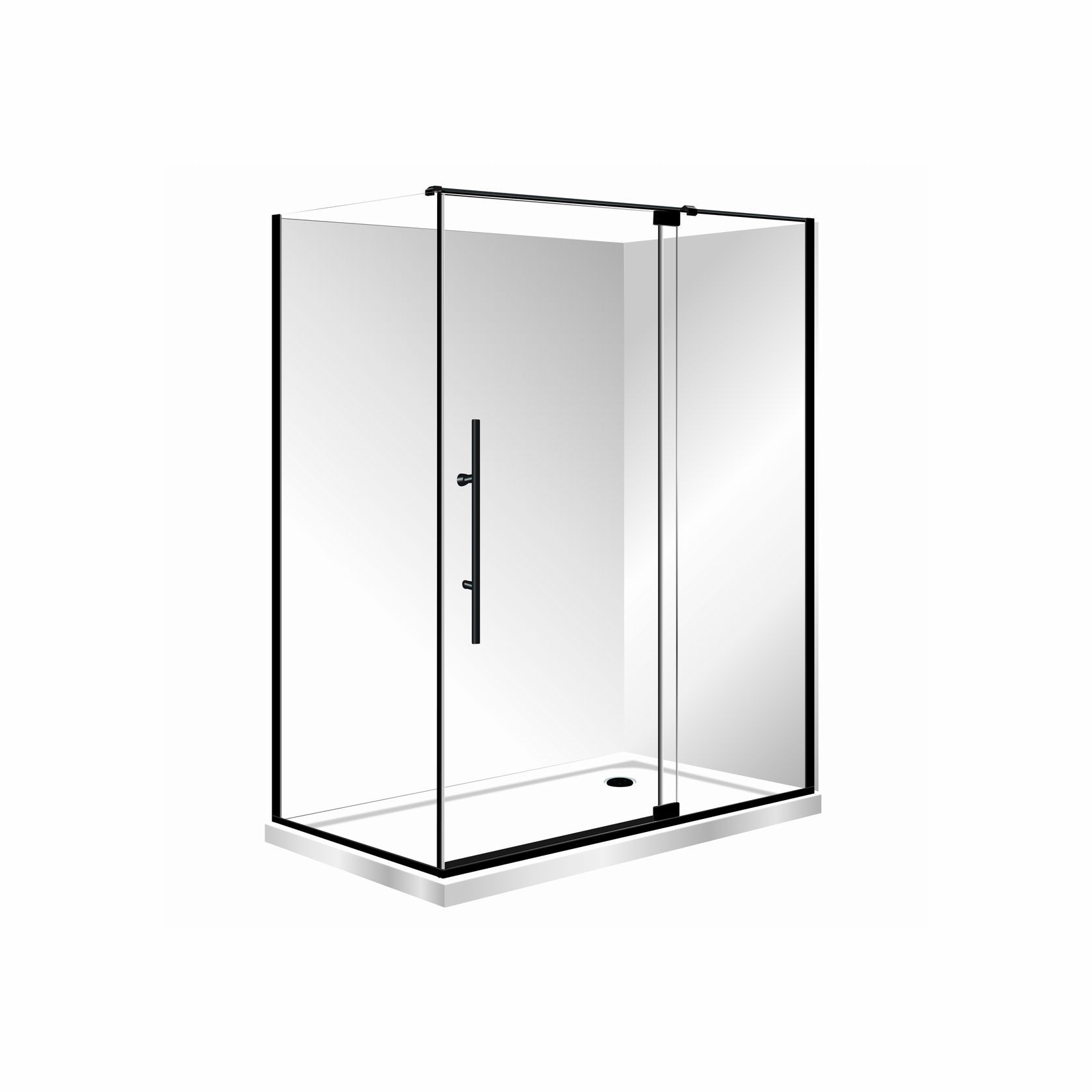 Adjustable Frameless Pivot Showers gallery detail image