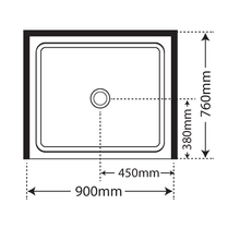 Horizon Alcove (3 Sided) Pivot Door Shower gallery detail image