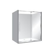 Adjustable Frameless Pivot Alcove 900x1800x900 gallery detail image