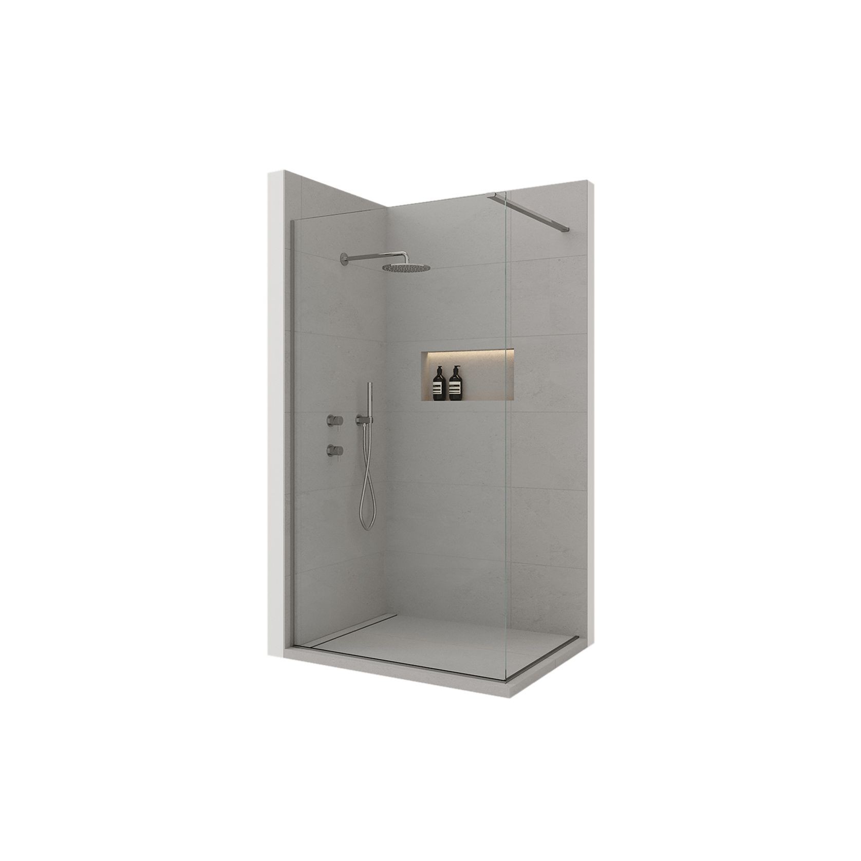 Linea Quattro Tiled Shower gallery detail image