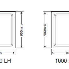 Horizon 2 Sided Pivot Door Shower gallery detail image