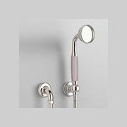 The Water Monopoly - Rockwell Straight Handshower On Hose With Wall Outlet, Parking Bracket & Metal/Coloured Shower Handle gallery detail image