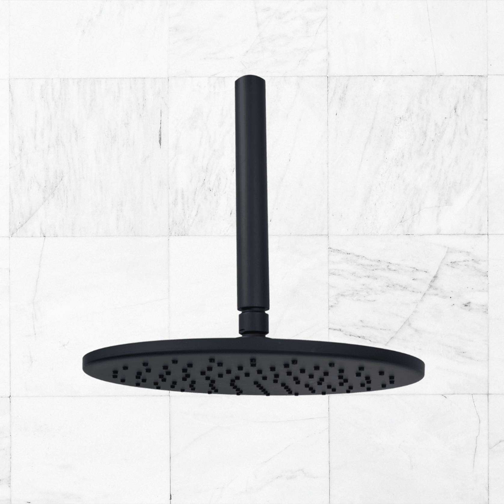 Mira Matte Black Ceiling Shower Arm gallery detail image