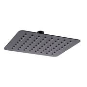 Square Shower Head 200mm Matte Black gallery detail image