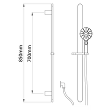 Olympia 3 Function Round Slide Shower gallery detail image