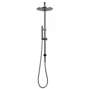Mira Brushed Gunmetal Shower Rail Twin Set gallery detail image