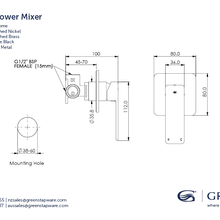 Arcas Shower Mixer gallery detail image